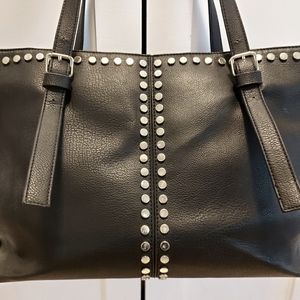 Leather tote